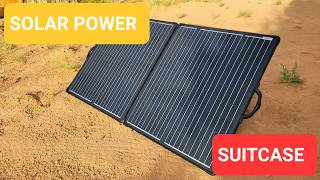 CHECK IT OUT  ACOPOWER 200W Portable Solar Suitcase [upl. by Aiekat198]