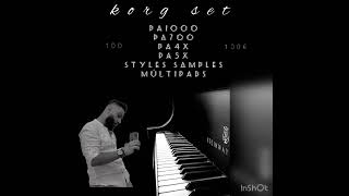 Marko Tokar Korg set 2023 samples and style set V6 [upl. by Ati]