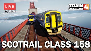 LIVE  Scotrail Class 158  Train Sim World 4 260724 [upl. by Whitaker913]