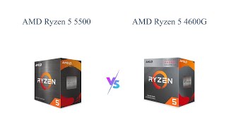 AMD Ryzen 5 5500 vs 4600G Which is Better 🤔🔥 [upl. by Lakym]