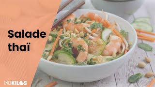 Une recette de salade Thaï aux crevette [upl. by Luy]