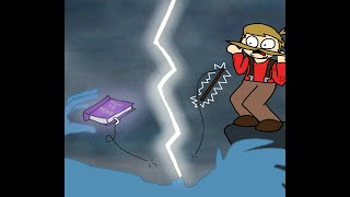 Grian VS mending books Animated  Not Animatic [upl. by Cayla]