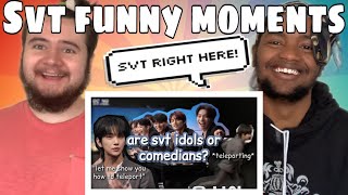 are seventeen idols or comedians seventeen funny moments REACTION [upl. by Fraase]