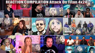 Connie Weird Face and Annie Gobbling Up a Pie  REACTION Attack On Titan Season 4 Episode 24 [upl. by Godding]