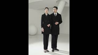 298 warm long black mens dress overcoat for women [upl. by Maidy]