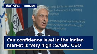 Our confidence level in the Indian market is very high SABIC CEO [upl. by Anairdna]