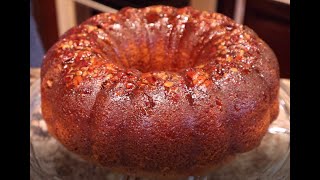 Rich Rum Cake with Pecans and Golden Rum [upl. by Lemmy]