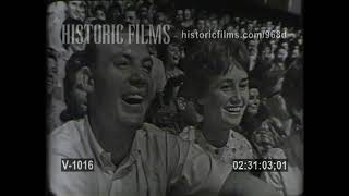 WOODY ALLEN STAND UP COMEDY ROUTINE ON HOOTENANNY 1963 [upl. by Kassel]