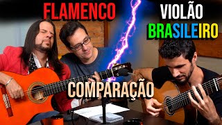 Diferença entre VIOLÃO BRASILEIRO e FLAMENCO tocando GAROTA DE IPANEMA [upl. by Nnaihs]