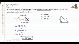 Figuras Planas Áreas 3º de ESO matemáticas [upl. by Nodlehs949]