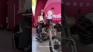 Custom motorcycle festival whit monica harleydavidsonmotorcycles harley ladybiker bikelife [upl. by Youlton]