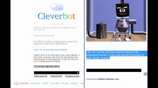 Elbot Talks to CleverBot [upl. by Frey]