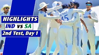 India vs South Africa 2nd Test Day 1 Highlights 2023  IND vs SA 2nd Test Day 1 Full Highlights 2023 [upl. by Av469]