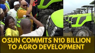 Governor Adelekes MASSIVE Farming Boost 31 Tractors Given to Osun Farmers 🚜🌾quot [upl. by Hernardo]