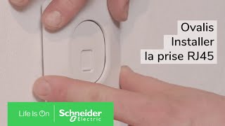 Comment installer les prises RJ45 Ovalis   Schneider Electric [upl. by Norval443]