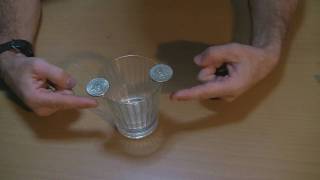 Coin amp Glass Trick [upl. by Dnamron]