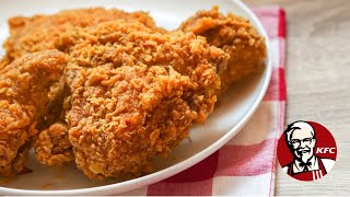 How To Make KFC Fried Chicken  Recipe Secret Revealed [upl. by Suzann915]