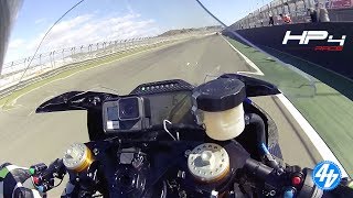 BMW HP4 RACE  Onboard Lap  Valencia [upl. by Yreffeg]