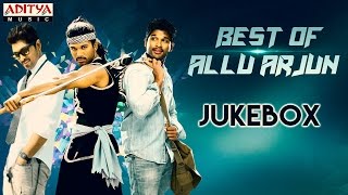 Best of Allu Arjun  Telugu Songs Jukebox [upl. by Anirbys249]