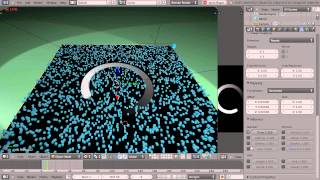 Blender Tutorial  Using Texture Maps to Influence Particles [upl. by Mcallister]