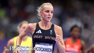 Keely Hodgkinson cruises through womens 800m semifinal  Paris Olympics  NBC Sports [upl. by Boj]