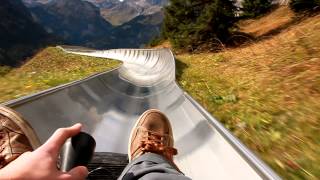 Rodelbahn Oeschinensee Kandersteg  Bobsled POV [upl. by Harry406]