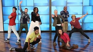 Michelle Obama baila con Ellen DeGeneres [upl. by Lehsar]