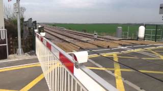 Rowston north level crossing lincs Monday 21414 [upl. by Berman794]