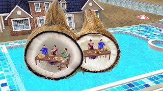 Swimming Pool Restaurant Chicken Biryani Hindi Kahaniya Hindi Moral Stories New Funny Comedy Video [upl. by Gunzburg656]