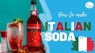 HOW TO MAKE ITALIAN SODA  HOW TO MAKE ITALIAN SODA WITH CREAM  2020 VIDEO [upl. by Eittol]