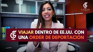 ¿Puedo viajar en avión dentro de USA si tengo una orden de deportación [upl. by Atinrehs108]