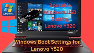 Windows Boot Setting for Lenovo Y520 [upl. by Jillene513]