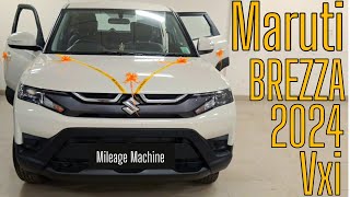 New Maruti Brezza VXI 2024 Model ❤️ माइलेज की मशीन और धन रक्षक ✋ [upl. by Yllak]