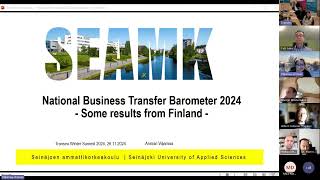 Transeo Winter Summit 2024  Business transfer promotion in EU countries J Tall amp A Viljamaa [upl. by Ecyt]