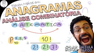 Quantos são os ANAGRAMAS da palavra MATEMÁTICA  Calcula Rápido  Renan Marcel [upl. by Premer]