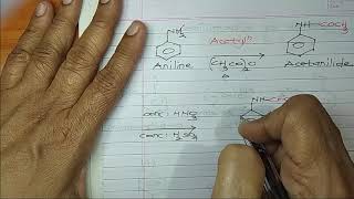 Synthesis of onitroaniline [upl. by Eylloh]