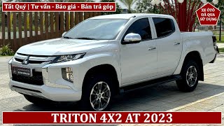 Bán Triton 4x2 AT 2023 màu Trắng  Xe ôtô đã qua sử dụng chính hãng  Ôtô cũ Bà Rịa Vũng Tàu [upl. by Monte853]