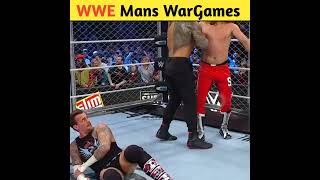 CM Punk and Roman Reigns team up for epic WarGames win Survivor Series WarGames 2024 shorts wwe [upl. by Enavi]