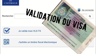 المرحلة الأولى بعد الوصول الى فرنسا Validation du visa Long Séjour [upl. by Rehtse]