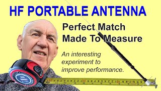 HF Portable Antenna Using A Tape Measure [upl. by Gifferd866]