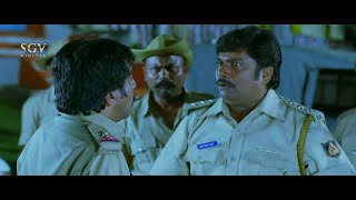 Upendra Smartly Steals Idol From Temple With Tight Police Guard  Topiwala Kannada Movie Part3 [upl. by Aholla]