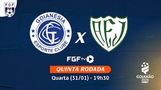 Ao vivo  Goianésia EC X AE Jataiense  Campeonato Goianão 2024 [upl. by Martine982]