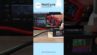 WattCycle 12V 100Ah Voltage amp Current Test in Action [upl. by Yesdnil985]