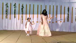 Dhriti and Ankitas performance in society Ganpati festival [upl. by Jurgen]