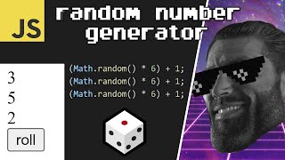 Random number generator in JavaScript 🎲【4 minutes】 [upl. by Dietz917]