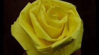 How to make rose with tissue paper quick and easy Detailed tutorial link in the description box 👇 [upl. by Hael]