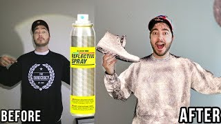 COOLEST Spray Paint EVER  Reflective Spray REVIEW [upl. by Esil]