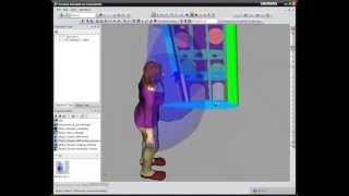 Human Simulation to perform Ergonomics Analysis in a PLM Enviornment [upl. by Kort]