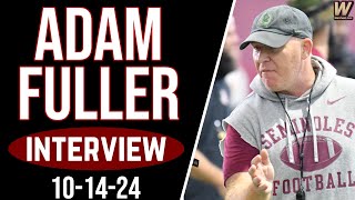 Adam Fuller Post Practice Interview  Duke Week  FSU Football  Warchant TV FSU [upl. by Uranie]