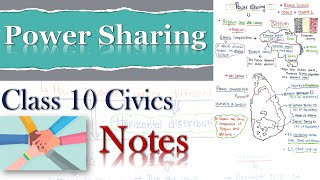 Class 10 Social Science  Civics  Chapter 1  Power Sharing  Notes  OSC [upl. by Newberry290]